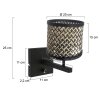 Lámparas Steinhauer Stang Apliques Negro, 1 luz