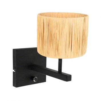 Lámparas Steinhauer Stang Apliques Negro, 1 luz Lámparas Steinhauer Stang Apliques Negro, 1 luz