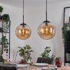 Gastor Lámparas suspendidas, Luminarias esféricas Negro, 2 luces