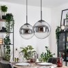 Gastor Lámparas suspendidas, Luminarias esféricas Negro, 2 luces