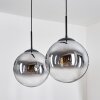 Gastor Lámparas suspendidas, Luminarias esféricas Negro, 2 luces