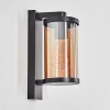 Telhada Iluminación exterior, Aplique de exterior Negro, 1 luz