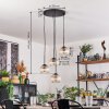 Koyoto Lámparas suspendidas, Luminarias esféricas, Lámparas colgantes Colores ámbar, Transparente, 4 luces