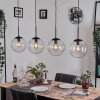 Gastor Lámparas suspendidas, Luminarias esféricas, Lámparas colgantes Transparente, 4 luces