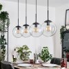 Gastor Lámparas suspendidas, Luminarias esféricas, Lámparas colgantes Transparente, 4 luces