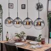 Gastor Lámparas suspendidas, Luminarias esféricas, Lámparas colgantes Transparente, Ahumado, 4 luces