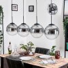 Gastor Lámparas suspendidas, Luminarias esféricas, Lámparas colgantes Transparente, Ahumado, 4 luces