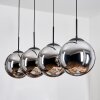 Gastor Lámparas suspendidas, Luminarias esféricas, Lámparas colgantes Cromo, Ahumado, 4 luces