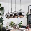 Gastor Lámparas suspendidas, Luminarias esféricas, Lámparas colgantes Cromo, Ahumado, 4 luces