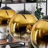 Gastor Lámparas suspendidas, Luminarias esféricas, Lámparas colgantes dorado, Transparente, 4 luces
