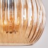 Koyoto Lámparas suspendidas, Luminarias esféricas, Lámparas colgantes Colores ámbar, 4 luces