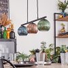 Koyoto Lámparas suspendidas, Luminarias esféricas, Lámparas colgantes Azul, Verde, Color cobre, 3 luces
