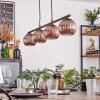 Koyoto Lámparas suspendidas, Luminarias esféricas, Lámparas colgantes Color cobre, 4 luces