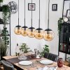 Gastor Lámparas suspendidas, Luminarias esféricas, Lámparas colgantes Colores ámbar, 5 luces