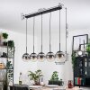 Gastor Lámparas suspendidas, Luminarias esféricas, Lámparas colgantes Transparente, Ahumado, 5 luces