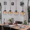 Gastor Lámparas suspendidas, Luminarias esféricas, Lámparas colgantes Colores ámbar, Transparente, 4 luces