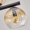 Gastor Plafones, Luminarias esféricas Colores ámbar, Transparente, Ahumado, 10 luces