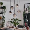 Gastor Lámparas suspendidas, Luminarias esféricas, Lámparas colgantes Transparente, Ahumado, 5 luces
