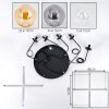 Gastor Lámparas suspendidas, Luminarias esféricas, Lámparas colgantes Colores ámbar, Transparente, Ahumado, 5 luces