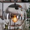 Gastor Lámparas suspendidas, Luminarias esféricas, Lámparas colgantes Cromo, Transparente, Ahumado, 5 luces