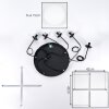 Gastor Lámparas suspendidas, Luminarias esféricas, Lámparas colgantes Blanca, 5 luces