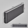 Gamas Aplique de exterior, Lámpara de baño, Apliques, Spot de pared Antracita, 1 luz