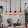 Gastor Lámparas suspendidas, Luminarias esféricas, Lámparas colgantes Colores ámbar, 4 luces