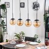 Gastor Lámparas suspendidas, Luminarias esféricas, Lámparas colgantes Colores ámbar, 4 luces