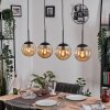 Gastor Lámparas suspendidas, Luminarias esféricas, Lámparas colgantes Colores ámbar, 4 luces