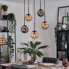 Gastor Lámparas suspendidas, Luminarias esféricas, Lámparas colgantes Colores ámbar, Ahumado, 5 luces
