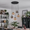 Gastor Lámparas suspendidas, Luminarias esféricas, Lámparas colgantes Colores ámbar, Ahumado, 5 luces