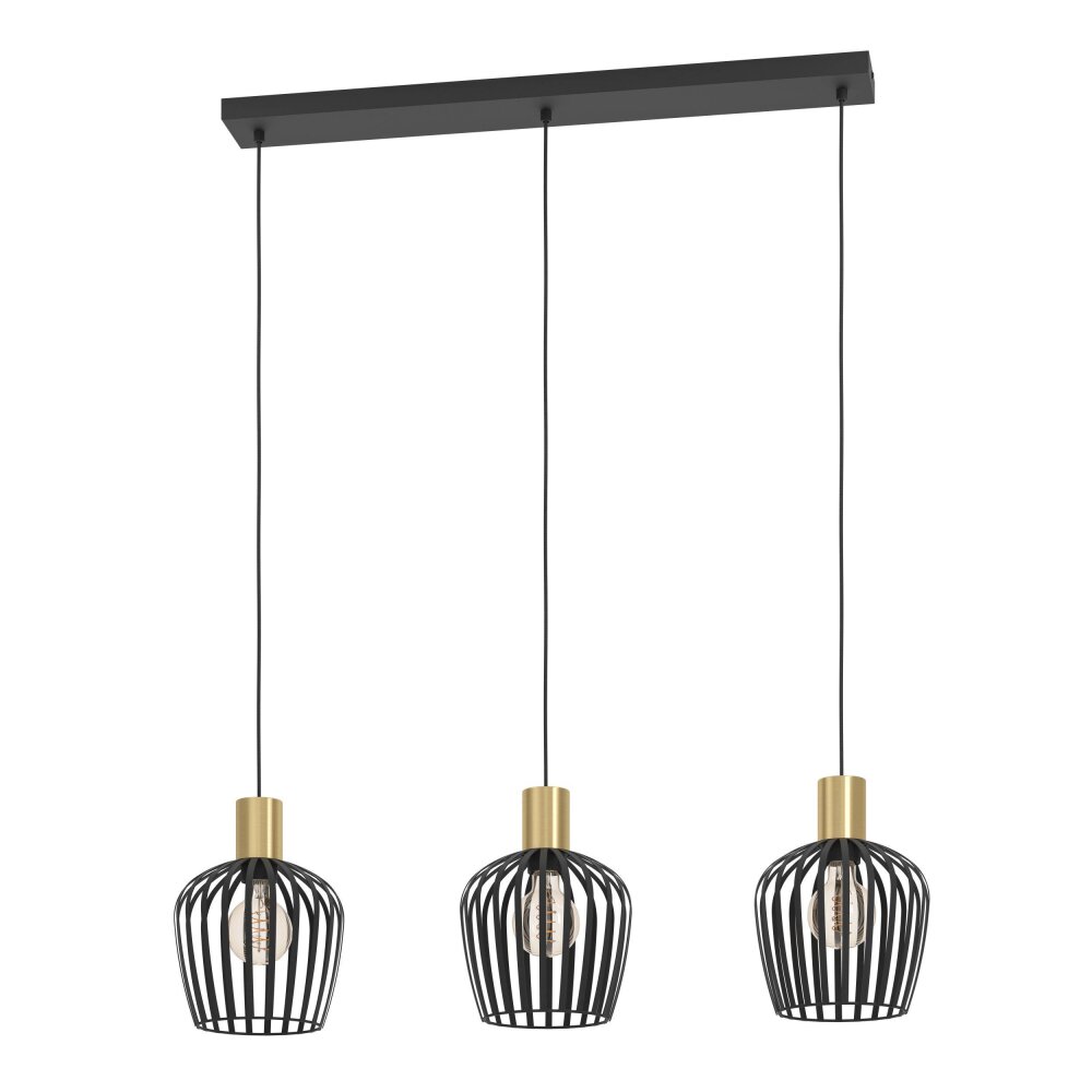 Lámparas Eglo EMPOLI Lámparas suspendidas Latón, Negro, 3 luces main product photo