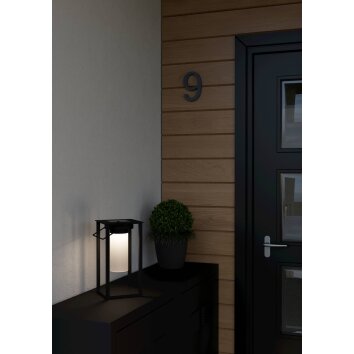 Lámparas Eglo USIGNI Iluminación exterior LED Negro, 1 luz