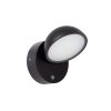 Lámparas Lucide FINN Aplique de exterior LED Negro, 1 luz