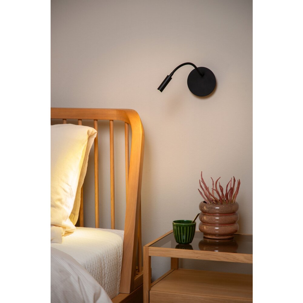 Lámparas Lucide JOLIJN Apliques LED Negro, 1 luz main product photo