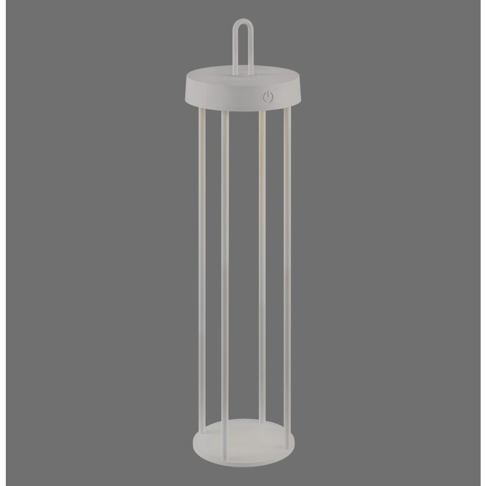 Lámparas Leuchten Direkt ANSELM Lámpara de pie LED Gris, 1 luz main product photo