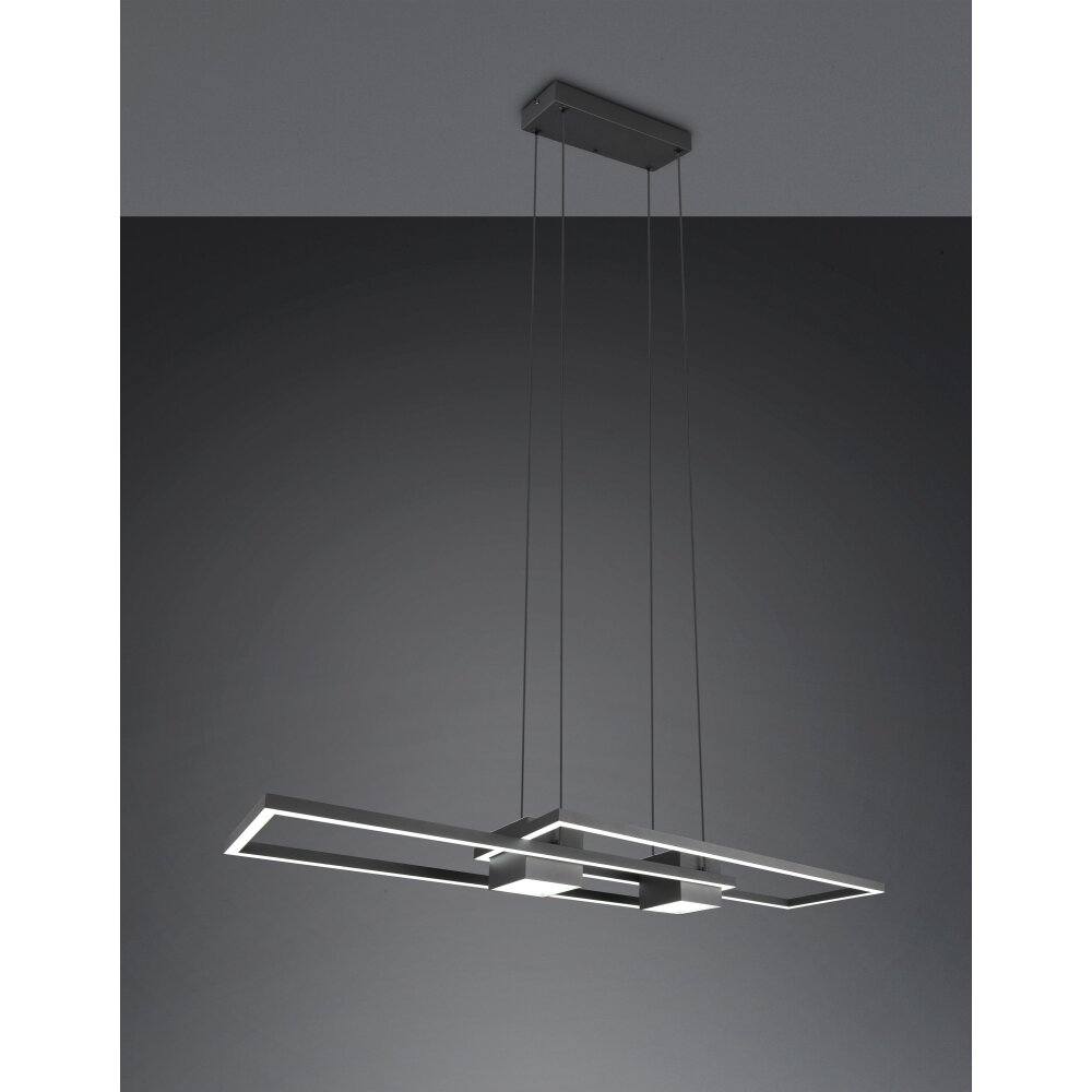 Lámparas Trio ALBANY Lámparas colgantes LED Negro, 1 luz, Mando a distancia main product photo