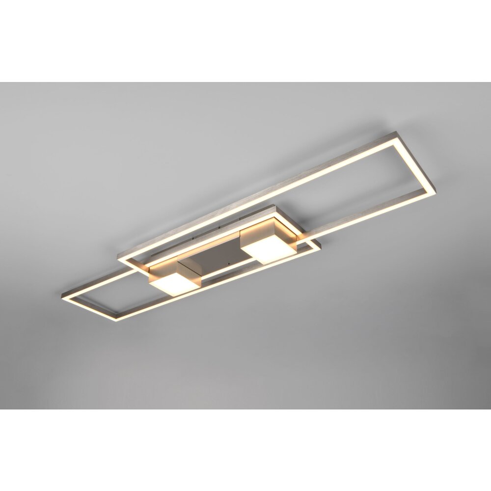 Lámparas Trio ALBANY Plafones LED Níquel-mate, 1 luz, Mando a distancia main product photo
