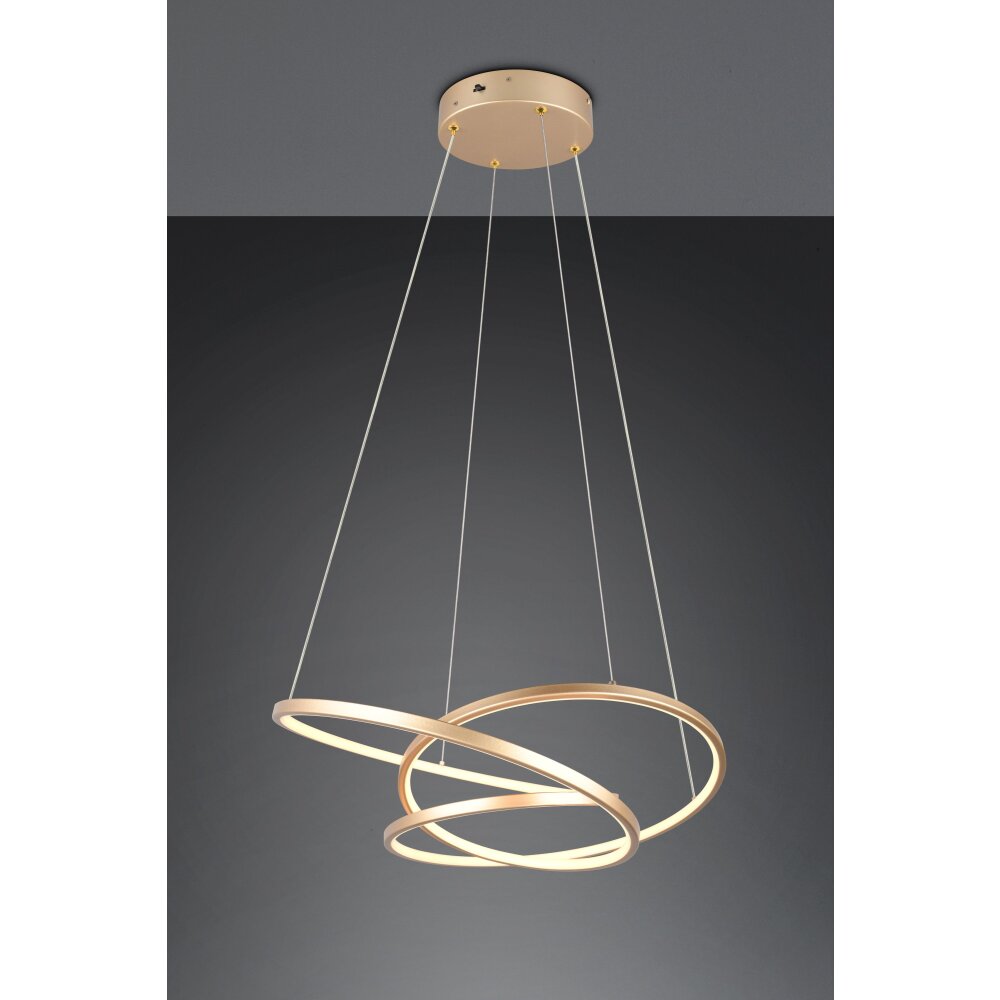 Lámparas Trio Darvin Lámparas colgantes LED dorado, 1 luz main product photo