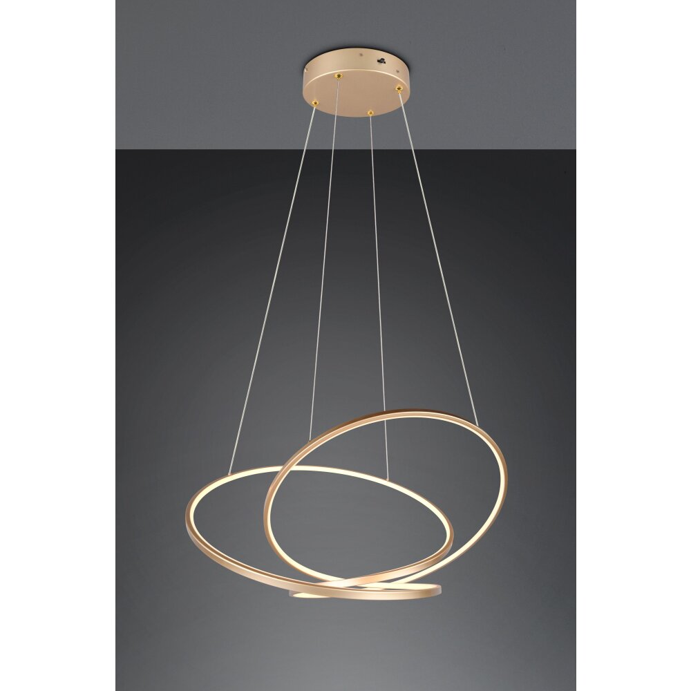 Lámparas Trio Darvin Lámparas colgantes LED dorado, 1 luz main product photo