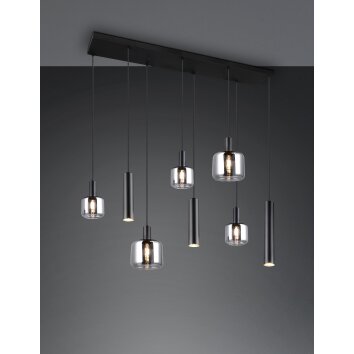 Lámparas Trio Mataro Lámparas colgantes Negro, 8 luces Lámparas Trio Mataro Lámparas colgantes Negro, 8 luces