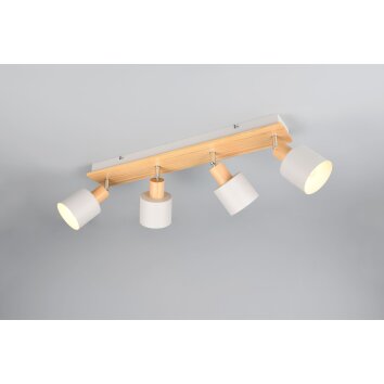 Lámparas Trio Shanti Spot techo Gris, 4 luces