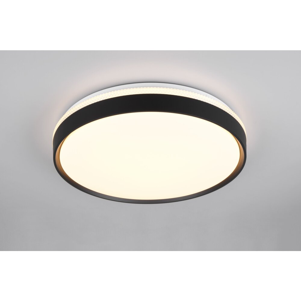 Lámparas Reality Spacy Plafones LED Negro, 1 luz, Mando a distancia main product photo