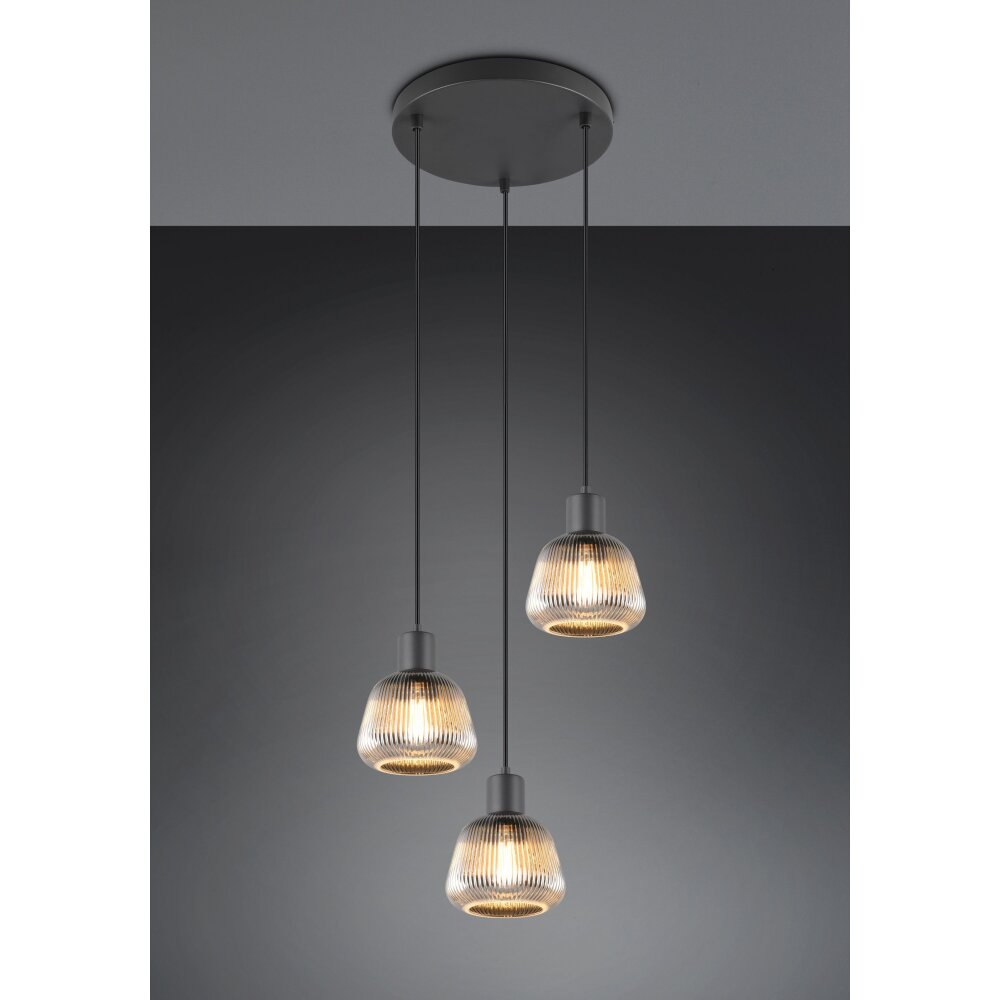 Lámparas Trio Tarifa Lámparas colgantes Negro, 3 luces main product photo
