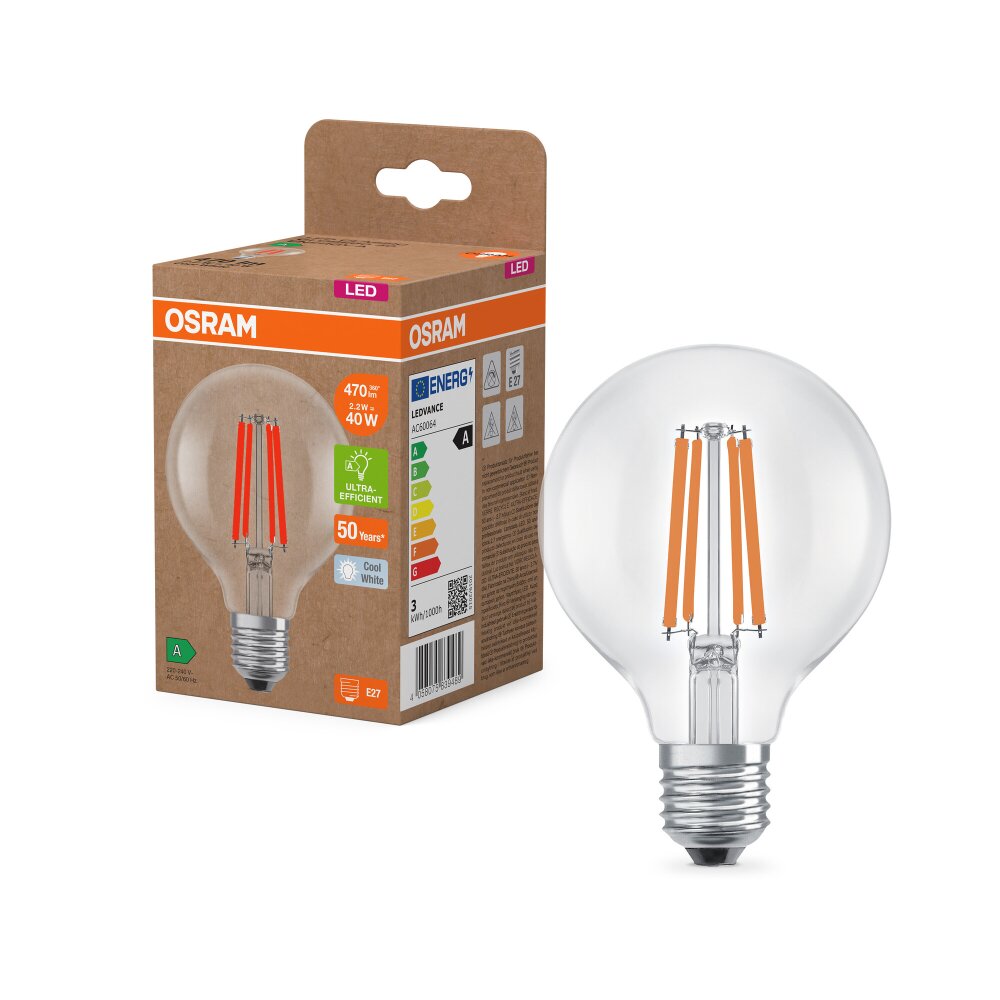 Lámparas Osram E27 2.2 Watt blanco neutro 470 Lumen main product photo