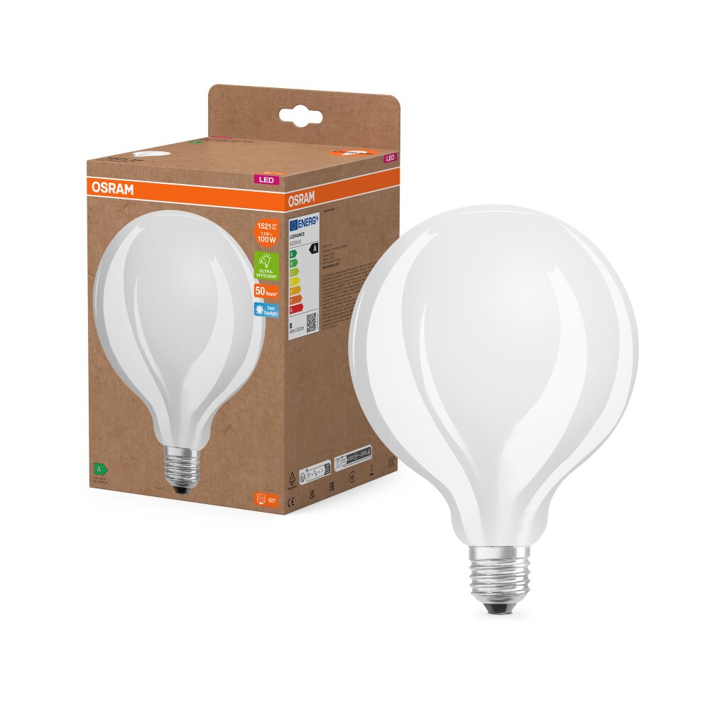 Lámparas Osram E27 7.2 Watt luz blanca día 1521 Lumen main product photo