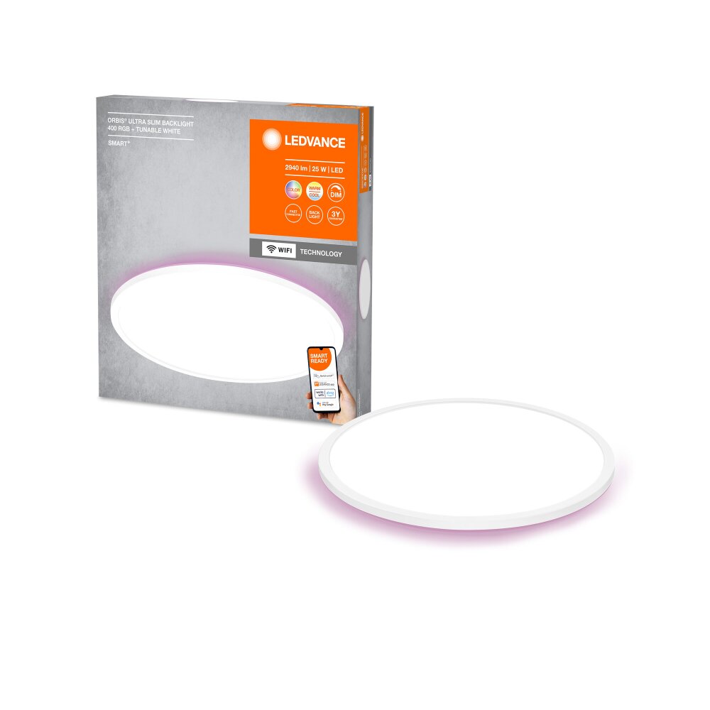 Lámparas Ledvance ORBIS Plafones y apliques / Lámparas de techo y pared LED Blanca, 1 luz, Cambia de color main product photo