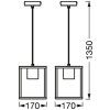 Lámparas Ledvance DECOR Plafones y apliques / Lámparas de techo y pared Negro, 1 luz