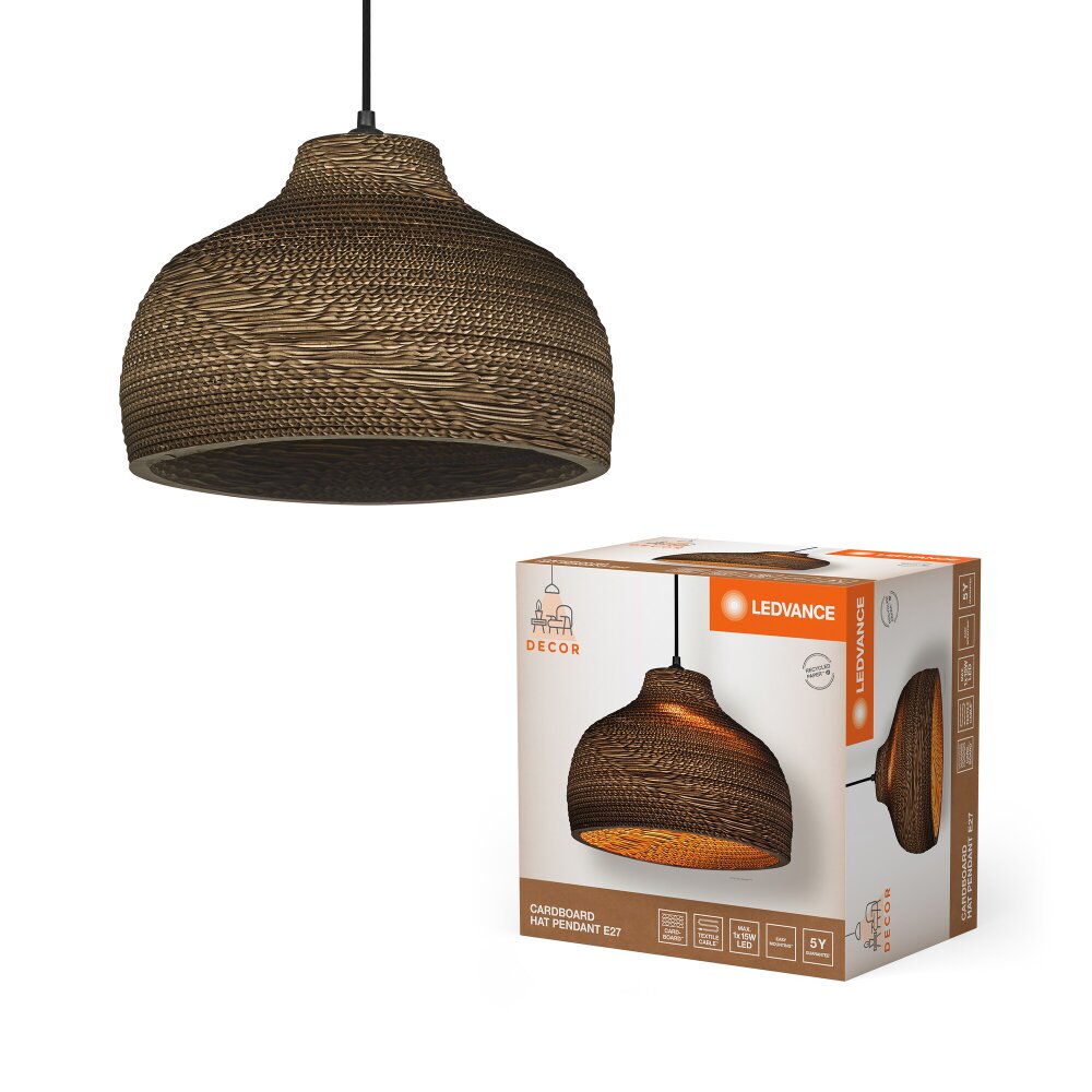 Lámparas Ledvance DECOR Plafones y apliques / Lámparas de techo y pared Marrón, 1 luz main product photo