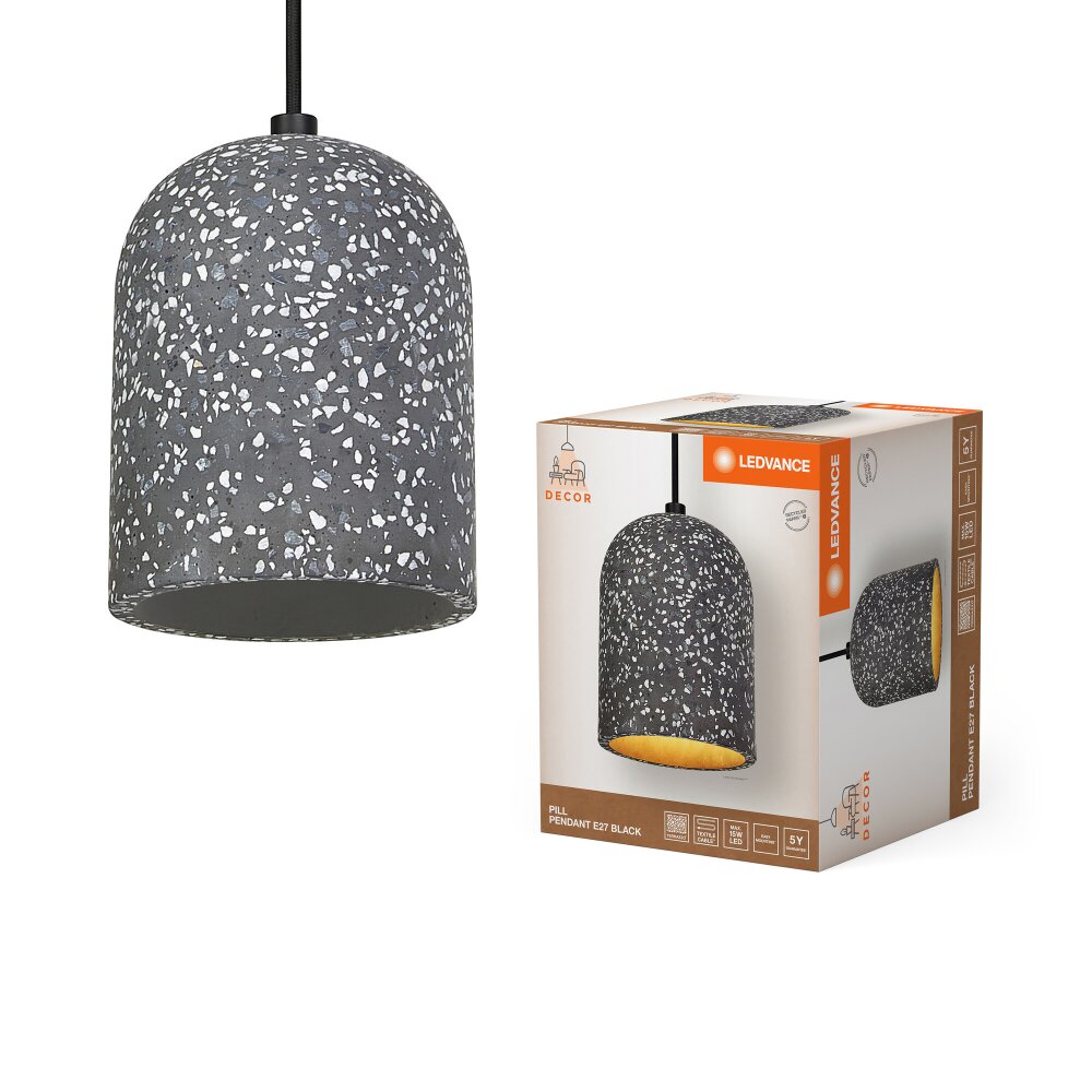 Lámparas Ledvance DECOR Plafones y apliques / Lámparas de techo y pared Negro, 1 luz main product photo